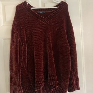 Zara chenille sweater